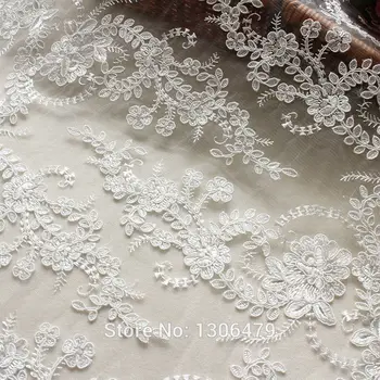 Vestuvinė Suknelė Nėrinių Apdaila Audinys trimatis Gėlių ornamento formavimas Rankų darbo 