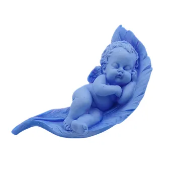 Miega Kūdikis Dizaino Muilo Pelėsių 3D Silikono Pelėsių Muilo Tortas Šokolado Formų Dervos Amatų Aromaterapija Gipso Pelėsių