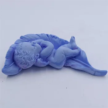 Miega Kūdikis Dizaino Muilo Pelėsių 3D Silikono Pelėsių Muilo Tortas Šokolado Formų Dervos Amatų Aromaterapija Gipso Pelėsių