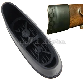 Medžioklės Taktinis 121mm Silikono Guma Lapelį ant Šautuvo Atatrankos šratinis šautuvas Užpakalis Trinkelėmis Buttpads Juoda/Žalia