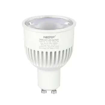 Miboxer FUT106 GU10 6W RGB+BMT LED Prožektorius AC100~240V WIFI kontrolės akiratyje Dėl Namai, Restoranai, Barai