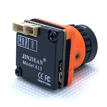 JJA MINI B19 1500TVL 1/3' CMOS 2.1 mm Objektyvas FPV Kamera OSD PAL/NTSC už FPV Lenktynių RC Drone Multirotor Dalys, Priedai