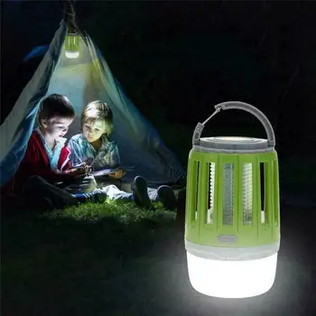 Nešiojamų Lauko Vandeniui Kempingas Lempa LED Silent USB Įkrovimo Anti-Uodų Klaidą Vabzdžių Gaudyklė Lempos Ne Spinduliuotės Palapinė Šviesos