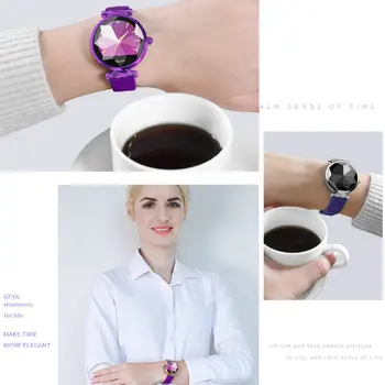 B80 Smart Watch moterų Širdies ritmo Monitorius Kraujo Spaudimas Fitneso Aktyvumo Seklys Smart Apyrankę Mados Ponios smartwatch