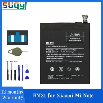 Suqy Originalus 0 Ciklo BM21 Baterija XiaoMi Redmi Pastaba 5.7