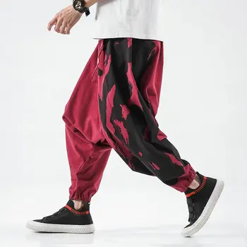 2020 Naujos Vyriškos Kelnės Cross Harajuku Stilius Haremo Kelnės Vyrų Prarasti Medvilnės Skalbiniai Sweatpant Mens Atsitiktinis Streetwear Didelis dydis M-5XL