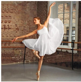 Moterų suknelė lyrinis suknelė-ballerina baleto suknelės moterims baleto mdc šiuolaikinio suknelė suaugusiųjų Profesinės šifono šokių dre