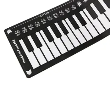 49 Klavišai Skaitmeninės Klaviatūros, Pianinas Portable Lankstus USB MIDI Išvesties Silikono Elektroninių suristi Fortepijonas Vaikų Žaislai Built-in Speake