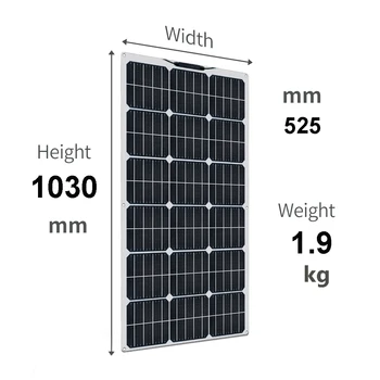 Saulės skydelis 12v pilnas komplektas 300w 100w 200w namų energijos sistemos baterijai kroviklis automobilių valtis karavanas kemperis RV fotoelektros telefono