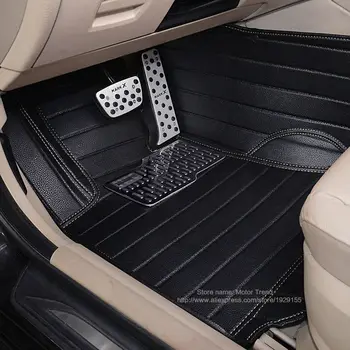 Pasirinktinis tilptų automobilio grindų kilimėliai Volkswagen Beetle CC Eos Golf Passat Tiguan Touareg sharan 3D automobilių stiliaus kilimas grindų įdėklai