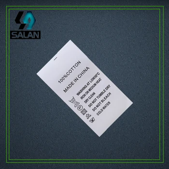 Custom Sintetinė juosta, spausdinami žymių Siuvimo Žymeklį drabužių priežiūros etiketės skalbiant žymės