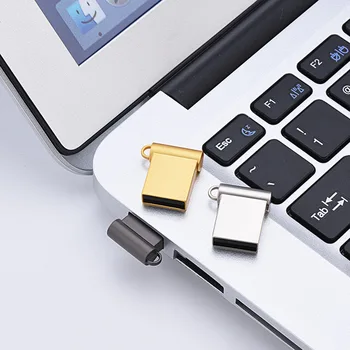 Mini Pendrive 32 GB Metalinė USB Flash Drive 64GB Pen Drive 16GB 8GB USB 2.0 High Speed USB Stick Poolhouse.lt Standartinis Pristatymas