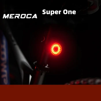MEROCA Kelių Dviračių Super Vienas LED galiniai Žibintai Pažangios Automatinės Šviesos USB Imti MTB Dviratis