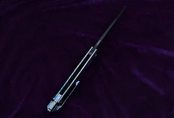 NKAIED JK5311 Flipper sulankstomas peilis S35VN ašmenys rutulinis guolis TC4 titano tvarkyti medžioklės kempingas vaisių Peiliai EDC įrankiai