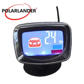 PoLarLander 12V LCD ekranas, automobilių Parkavimo Jutiklis Rinkinys visiems automobilių stovėjimo aikštelė, automobilių detektorius statymo pagalba automobilio statymo sistema