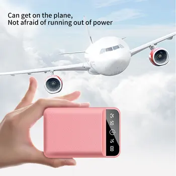 RAXFLY Mielas Mini Galios Banko 10000Mah Nešiojamų Greito Įkrovimo Išorinę Bateriją, Skirta iPhone 