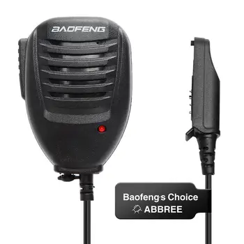 Baofeng Neperšlampamas Nuotolinio Garsiakalbis Mikrofonas BaoFeng UV-XR UV-9R Plius Mate GT-3WP A-58 BF-9700 Walkie Talkie Radijas