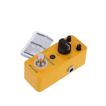 Mooer Geltona Comp Micro Mini Optinė Kompresoriaus Efektas Pedalo Elektrinės Gitaros Tiesa Apeiti Gitaros Pedalas Gitara Priedai