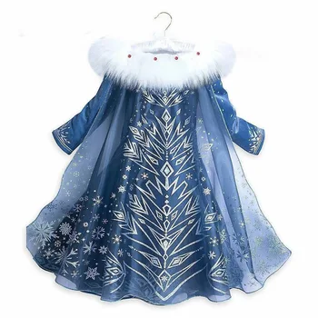 4 7 8 9 10 Metų Mergaitės Vaikų Vaidmenų Kostiumas Princesė Merginos Kamuolys Suknelė Šalies Kalėdų Dress Cosplay Suknelės