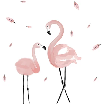 [shijuekongjian] Flamingo Gyvūnų Sienų Lipdukai 