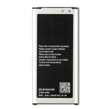 Bateriją EB-BG800BBE Baterijos Samsung Galaxy S5 Mini G800F G800H batteia 2100mAh