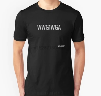 T-shirt Marškinėliai Moterims Vieną Mes Einame, Kur Mes Einame Vyrams trumpomis rankovėmis Visi Marškinėliai marškinėlius QAnon WWG1WGA