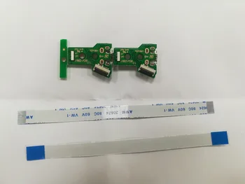 20pcs=10sets Naujas JDS-055 FJDS055 USB Įkrovimo lizdas kištukinis Lizdas Valdybos įkroviklis lenta su flex juostelės kabelis PS4 PRO valdytojas