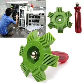 1PC Universaliųjų Automobilių Fin Šukos Oro Kondicionieriaus radiatorių kondensatorius Ritė tiesinimo priemonė valyti šepečiu Aušinimo Sistemos atkūrimo įrankį
