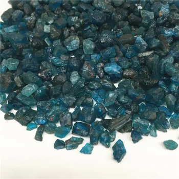 50g Natūralaus mažo dydžio, Žalias Mėlynas Apatite Neapdorotų Akmenų, Kristalų, Mineralai, žvyras ir Akmenys, Grubus Akmuo Pavyzdys