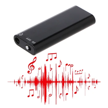 3-In-1 8GB Mini Skaitmeninis Garso Diktofonas MP3, Muzikos Grotuvą, USB 