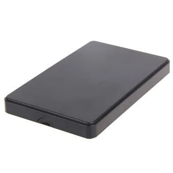 2.5 Colio HDD Atveju, USB 2.0 SATA Nešiojamų Paramos 2TB Hdd Kietąjį Diską, Juoda Išorinės Talpyklos HDD Dėžutė su maišeliu