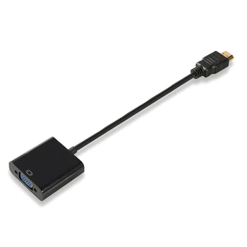 Greitųjų 1080P Aktyvus HDMI suderinamus į VGA Adapteris Keitiklis Vyrų ir Moterų HDMI suderinamus Į VGA Adapteris Nešiojamas KOMPIUTERIS