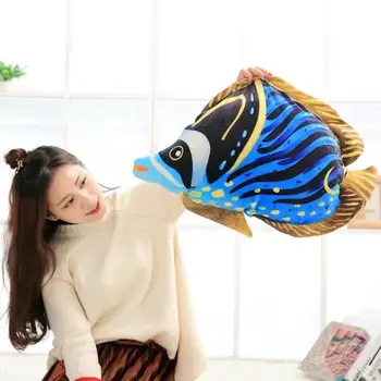 2017 APR Naujas 3D Modeliavimas Tikroviška Seaworld Fishs Pliušinis Žaislas Namas Pagalvė Pagalvės Vaikams, Mėgėjams Dovana 45cm 55cm 65cm 1pcs Mielas