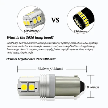 (2) Canbus Klaidų H21W BAY9s LED Lemputės Pakeitimas Pozicijos Stovėjimo Šviesų arba Atsarginę Atbulinės eigos Stabdžių Posūkio Signalo Žibintai