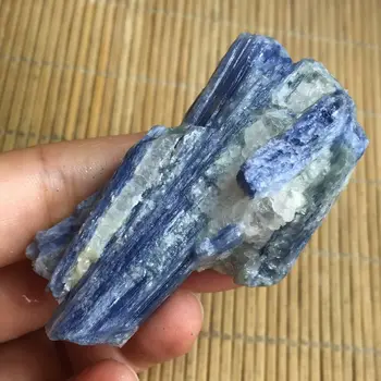 95g Retas Mėlyna Kristalų Gamtos Kianitas Grubus Gem stone mineralinis Pavyzdys Gydymo