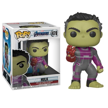 Funko POP Stebuklas Hulk Keršytojas Super Vyras Vinilo Veiksmų Skaičiai Modelio Žaislai Vaikams Dovanų