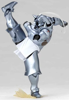 21cm Japonų Anime Fullmetal Alchemist Alphonse Elric PVC Veiksmų Skaičius, Žaislai Alphonse Elric pav kolekcines modelis žaislai dovana