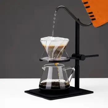 Nerūdijančio Plieno Apipilti Kavos virimo aparatas Turėtojas Kavos Filtras Puodelio Laikiklis Nuimamas Reguliuojamas Aukštis Paramos Rėmas Namų Kitch