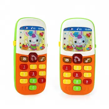 1pc Elektroninių Švietimo Žaislai Vaikams Montessori Mokymo Mobiliojo Telefono Vaikai Garso Mirksi Mobilusis Telefonas, mobilusis telefonas Modelis