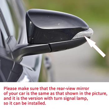 TOYOTA AVALON xx40 2013-2017 automobilio galinio vaizdo veidrodėlio dangtelį apdaila,juodos spalvos anglies pluošto Šoniniai Posūkio Signalo Veidrodis Apima m. m. 2016 m.