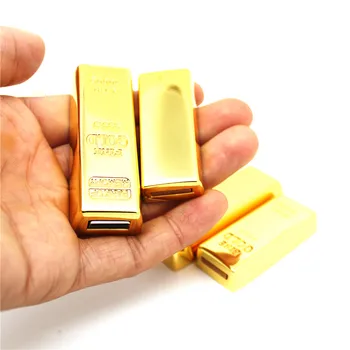 Metalo Aukso barai/mūrinis modelis USB Flash Drive, tauriųjų metalų pen drive, memory Stick pendrive 4GB/8GB/16GB/32GB/64GB U disko atmintinę