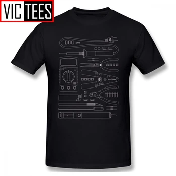 Vyrai Hakeris T Shirts Aparatūros Įsilaužėlių Įrankiai Tee Marškinėliai Procentų Medvilnės Marškinėliai, Juokinga Streetwear Grafinis Vyras Marškinėlius