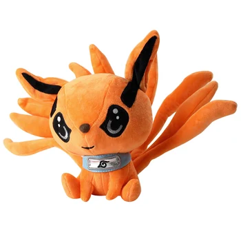 26cm Mielas Anime Narutos Kyuubi Kurama Pliušiniai Žaislai Devynių Lempučių Fox Gyvūnų Lėlės