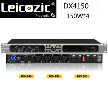 Leicozic DX4150 4-channel pro garso stiprintuvai 150w x4 RMS 4ohms 250w galios stiprintuvai, pro garso stiprintuvas audio power amp etapas