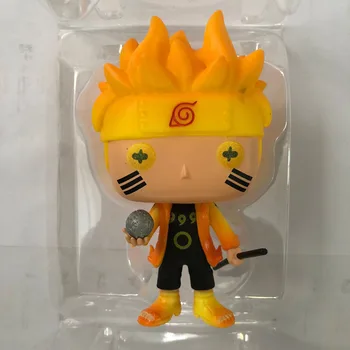 Funko POP Naruto Šešis Kelias 186# Šviečia Tamsoje Japonų Anime Vinilo Kolekcijos Paveikslas lėlės Modelio Automobilių apdailos Žaislai vaikams dovanų