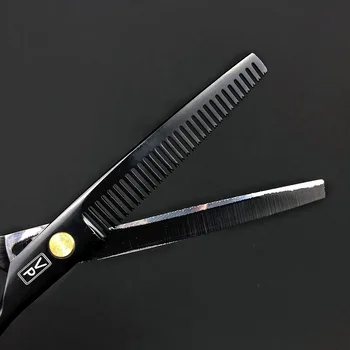 6 Colių Japonija 440C Plieno Plaukų Žirklės Profesionalios plaukų kirpimo Žirklės Kirpykla Plaukų Žirklės Nustatyti Salonas Šukuosena Retinimo Žirklių