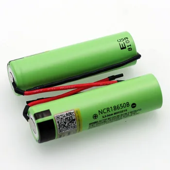 1-10VNT Liitokalanew originalus NCR18650B 3.7 V 3400mAh 18650 baterija įkraunama ličio baterija + 
