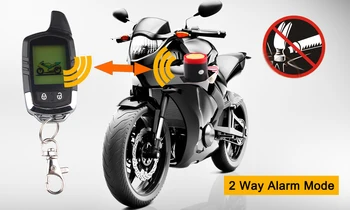 Motociklų Signalizacijos, Apsaugos Sistemos Motociklą 2 Būdas Alarm Apsauga nuo Vagystės Ilgo Nuotolio Atstumas LCD Nuotolinio Valdymo