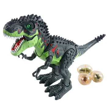 Nuotolinio Valdymo Dinozauro Tyrannosaurus Gyvūnų Garsus Dinobot Elektros Pėsčiomis Gyvūnų, Žaislų, Muzikos, Šviesos, Purškimo Žaislai Kalėdų Dovana