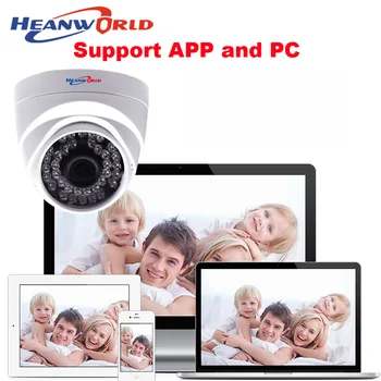 Heanworld HD Dome IP Kameros 1080P Mini 2.0 MP IP Kamera, Naktinis Matymas su Mikrofonu ONVIF CCTV Saugumo Kameros, IP Cam patalpų